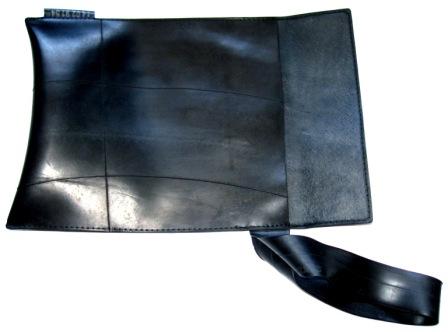 Recycled inner tube I-pad sleeve by recycled.co.nz